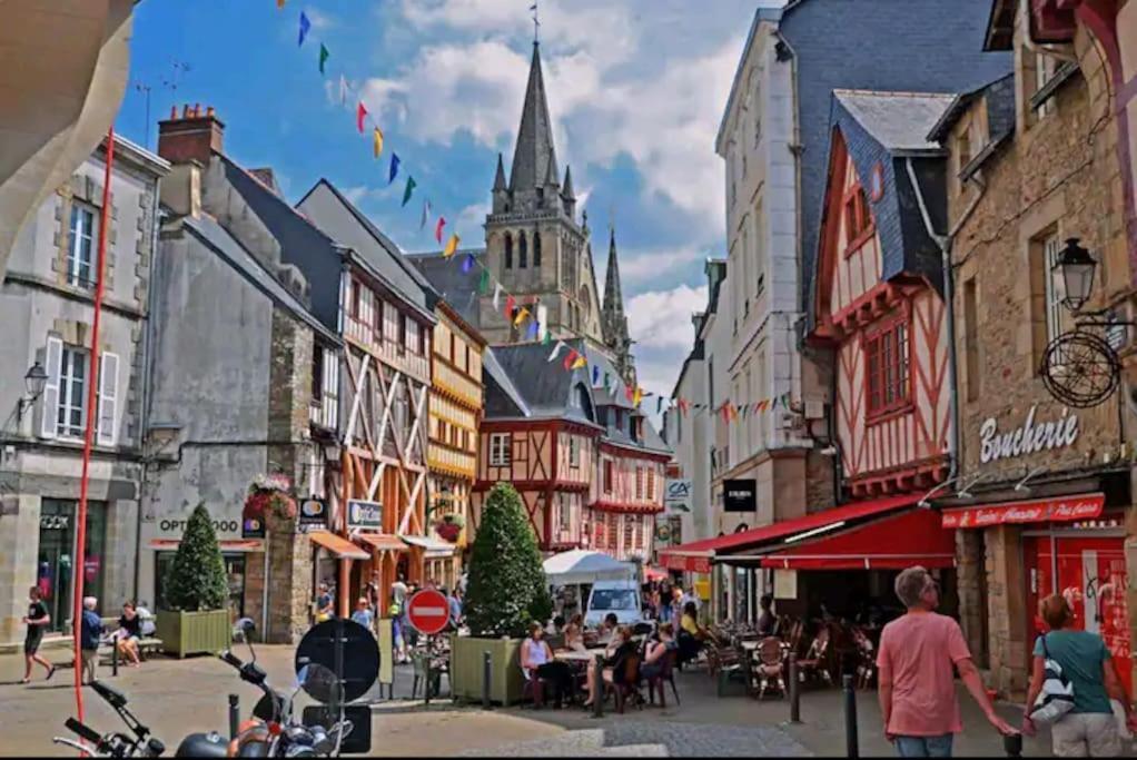 L'Incontournable, Centre Ville Petit Parking Wifi Linge En Option Vannes Exteriér fotografie